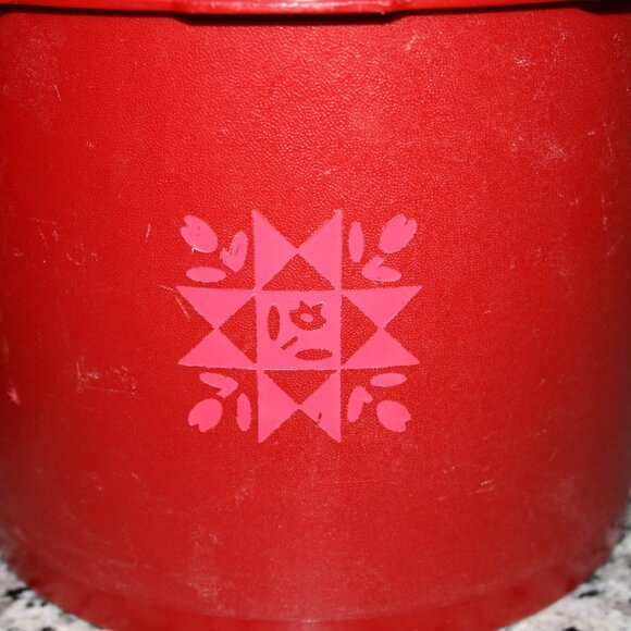 Tupperware Canister Set - Red - Picture 2 of 2